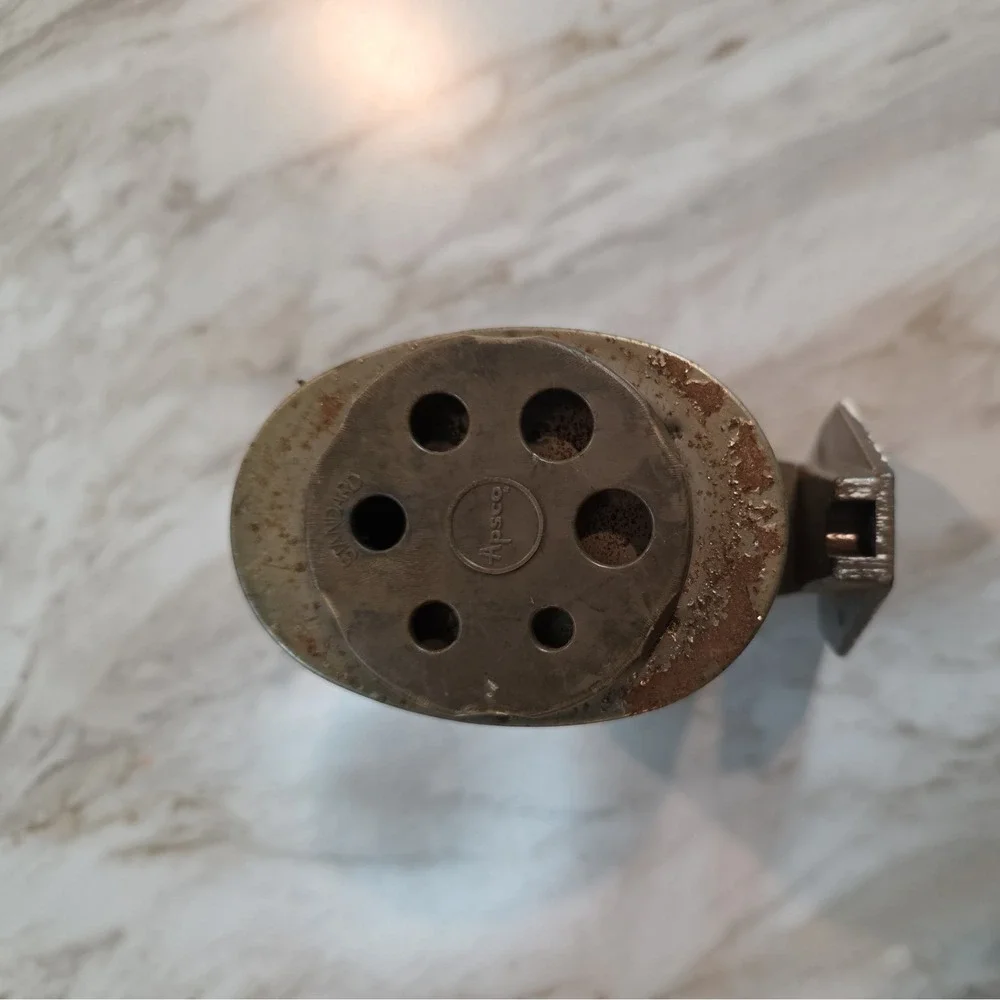 VTG Pencil Sharpener Apsco Giant Type 3A Hand Crank 6-Hole Wall Desk Mount